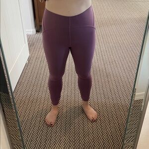 Pink Lululemon tights